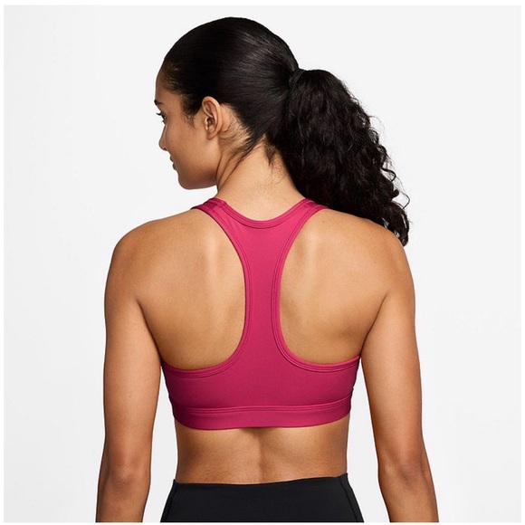 Nike Swoosh Womens Medium Support Sports Bra NWT Size XL Magenta Purple - Picture 8 of 8